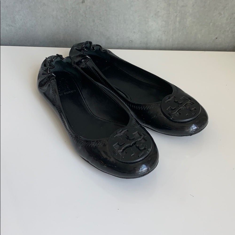 Tory Burch Reva patent-leather ballet flats - 8